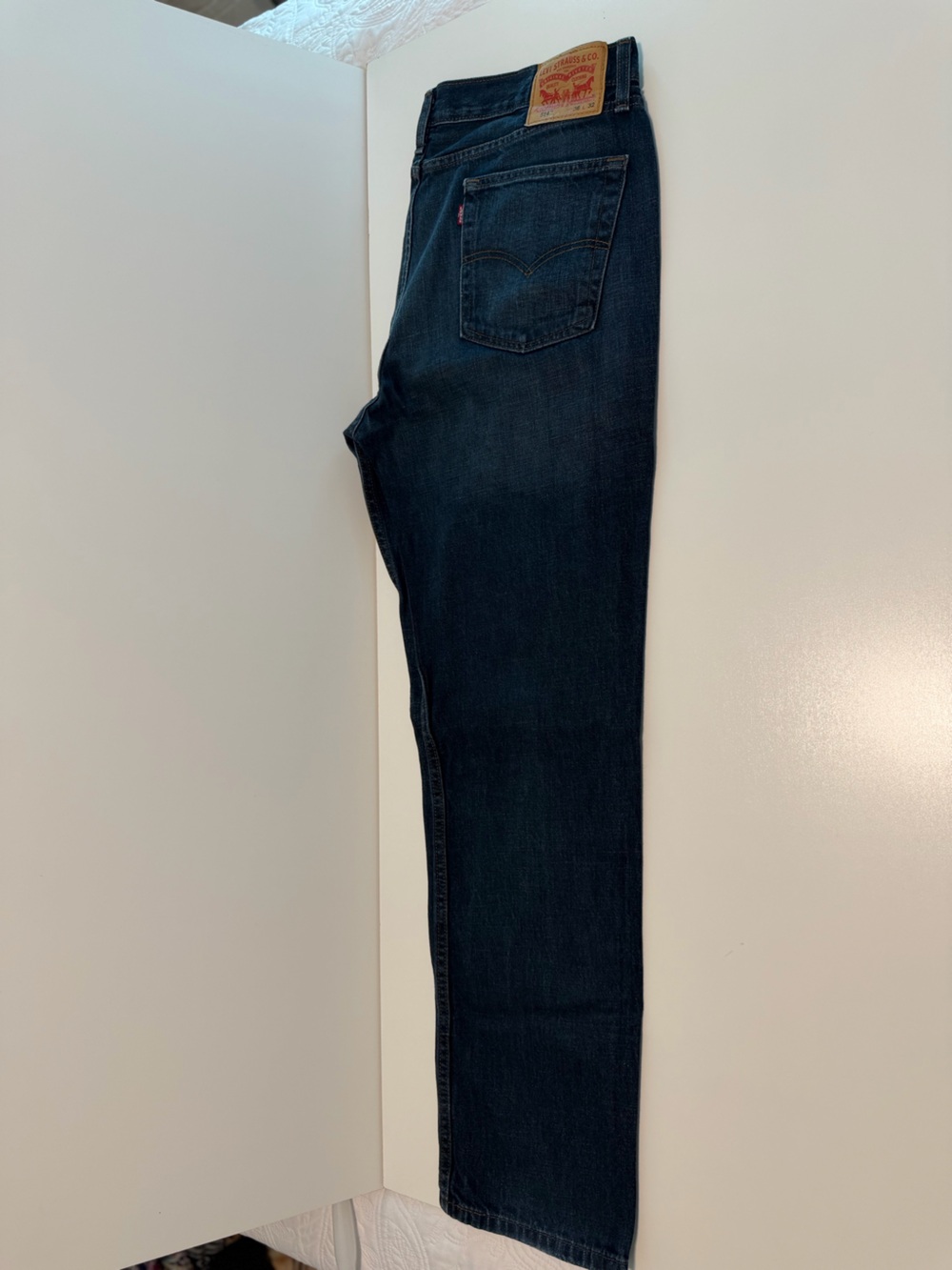 Levi's 514 Dark Blue Straight Leg Jeans
